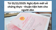 Từ 01/11/2025: Nghị định mới về chứng thực – thuận tiện hơn cho người dân